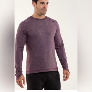 lululemon athletica Heathered Purple Long Sleeve Shirt